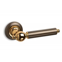 Дверная ручка Convex  295 Мат бронза-золото