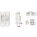 Скрытая петля CEAM 1230 3D регулируемая замак 130х30, мат серебро